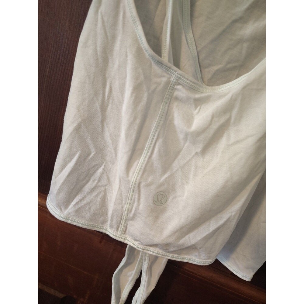 Lululemon Women’s Mint Tie Tank Sz. 12 Or 14 - Picture 4 of 4